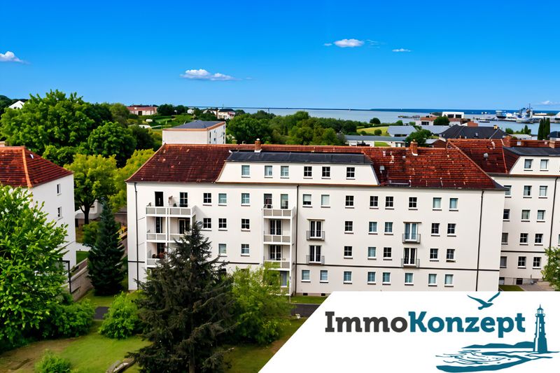 Ruhig und sonnig wohnen – kompakte , bezugsfreie 2-Zimmer-Wohnung mit ca. 37m² in Wismar-Wendorf!